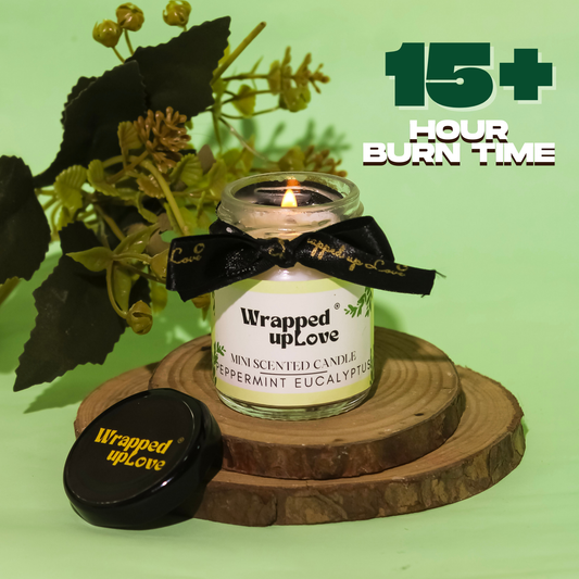 Mini Scented Candle - Peppermint Eucalyptus (60g)