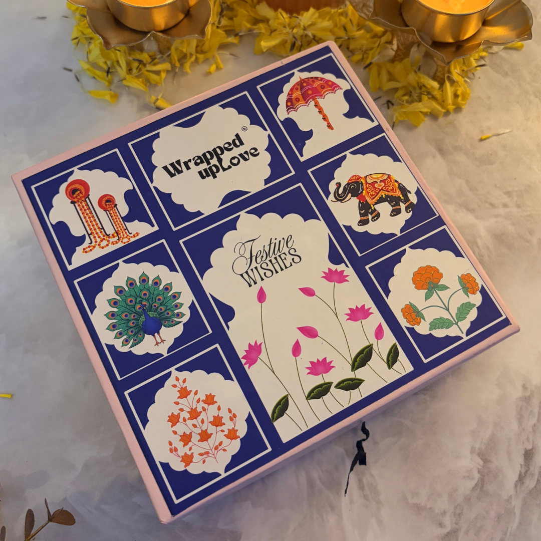 vintage candle collection - festive gift box