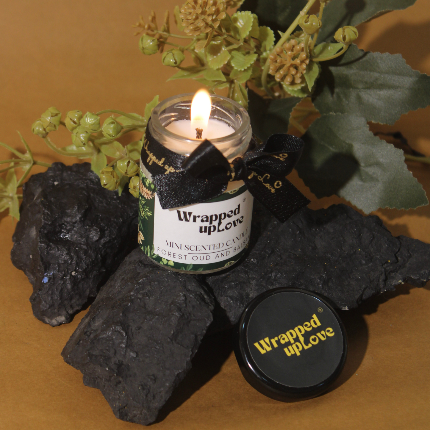 Mini Scented Candle - Forest oud and Balsam (65g)
