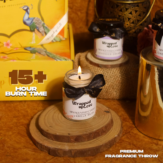 Scented Candles Ethnic Gift Box (pack of 4 scented candles)