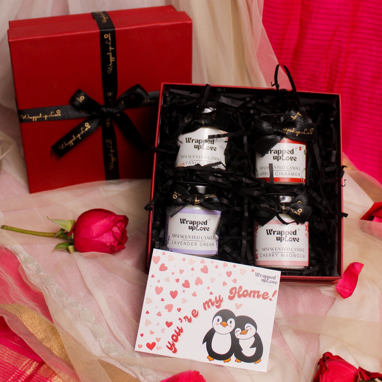 Love Edit - 4 Scented Candles Gift Hamper