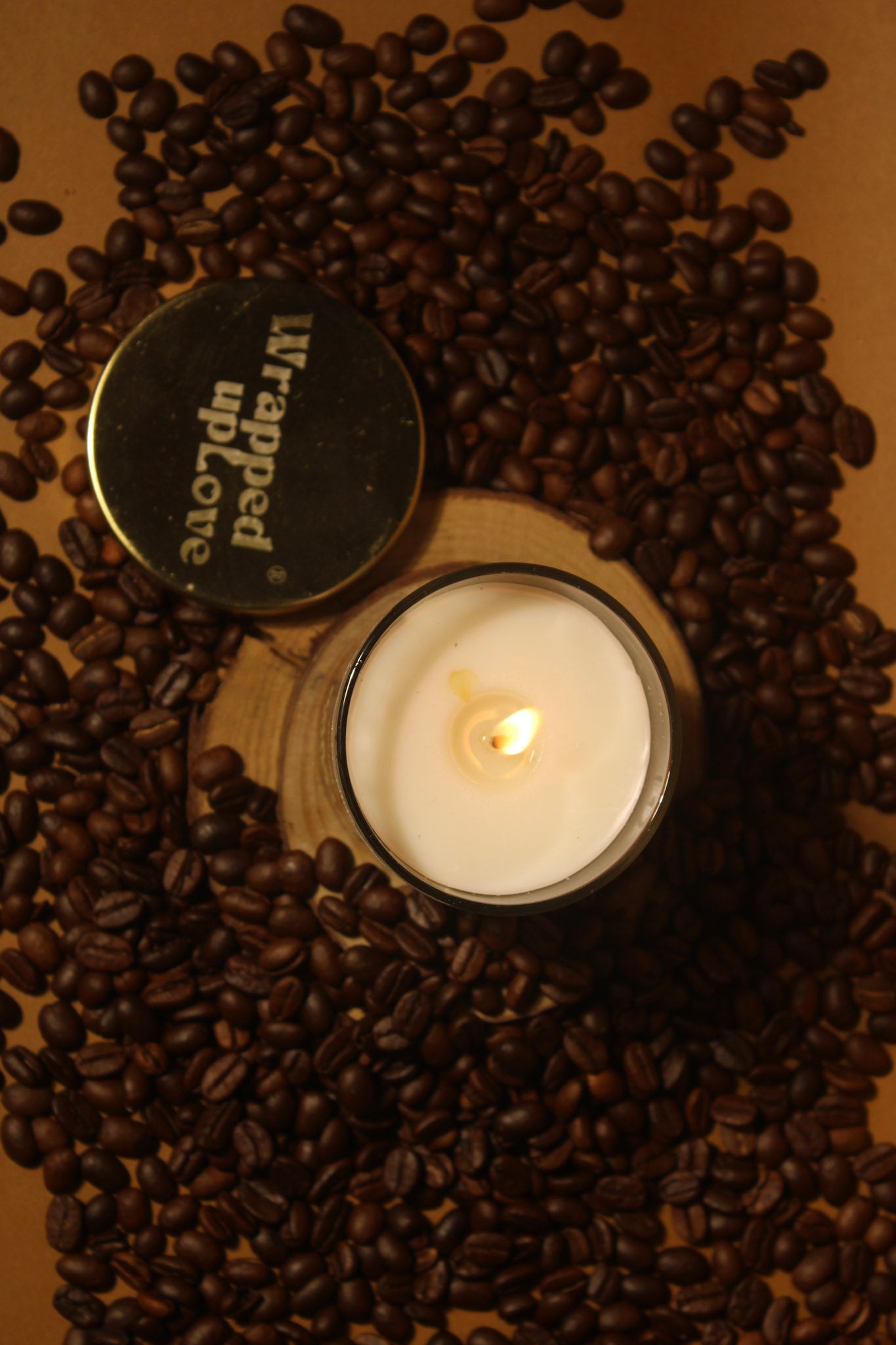 Roasted coffee scented candle (170g)