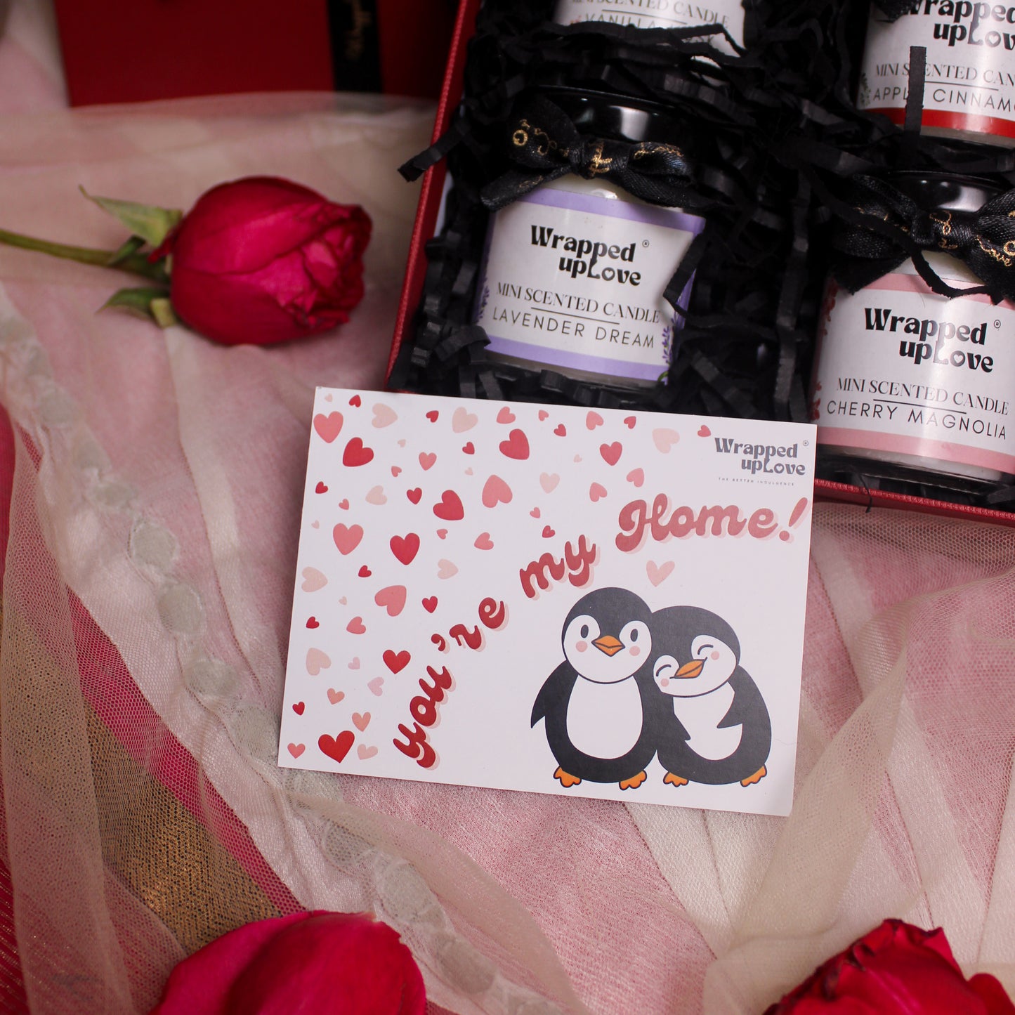 Love Edit - 4 Scented Candles Gift Hamper