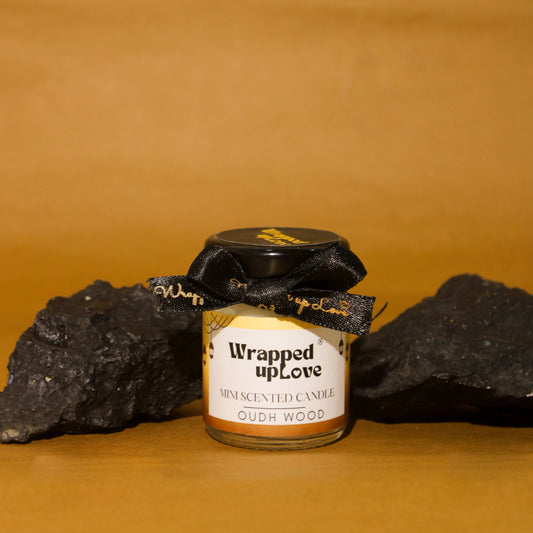 Mini Scented Candle - Oudh Wood (65g)