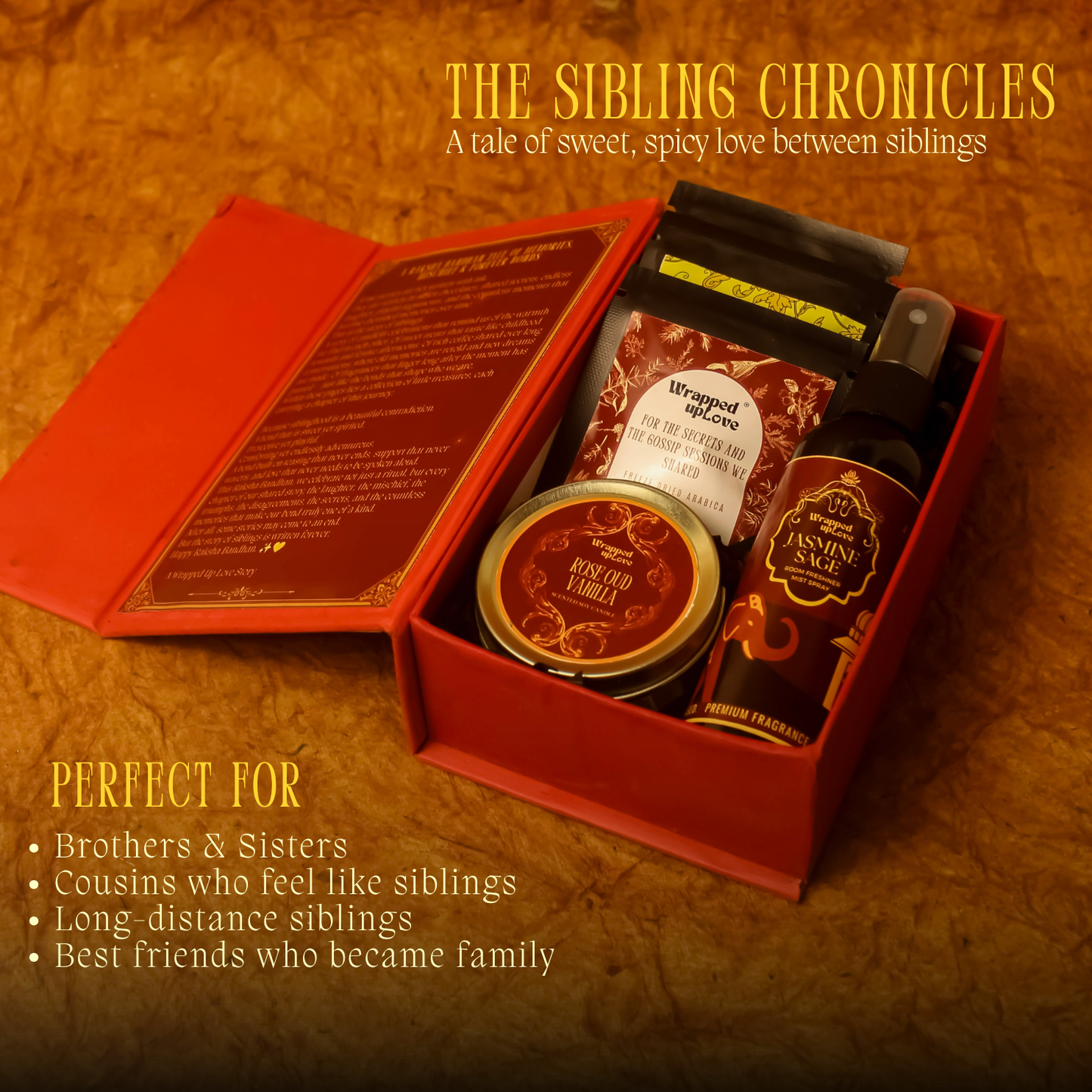 The Sibling Chronicles(storybook rakhi gift)