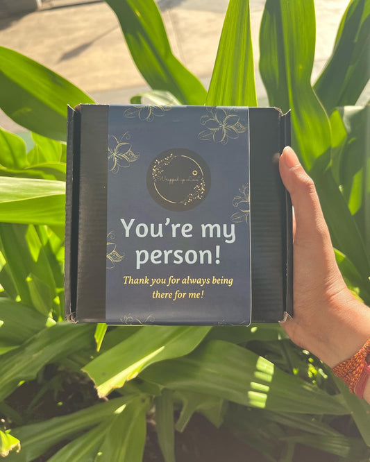 You're my person gift for friends (pack of 2 mini scented candles )