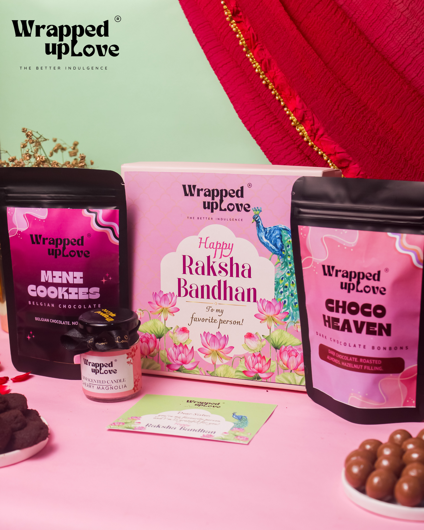 Pink Rakhi Hamper