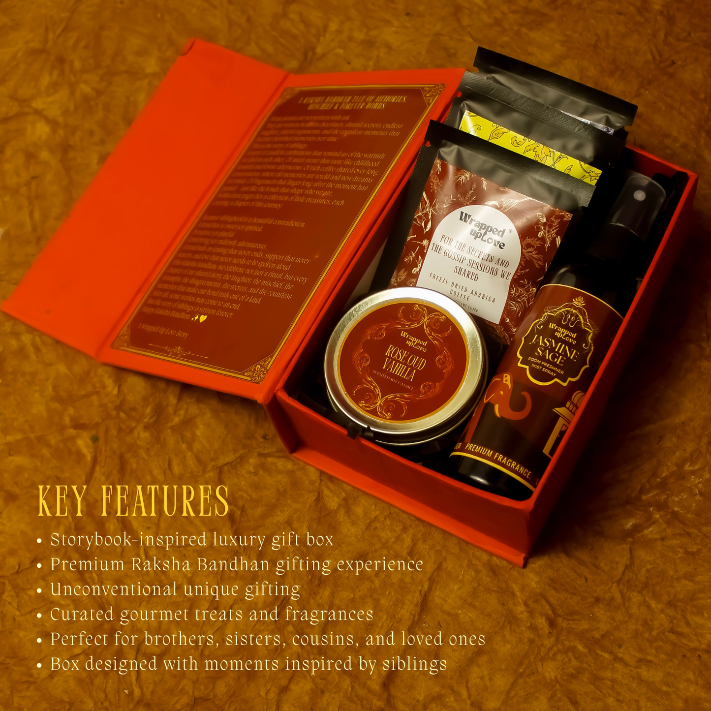 The Sibling Chronicles(storybook rakhi gift)