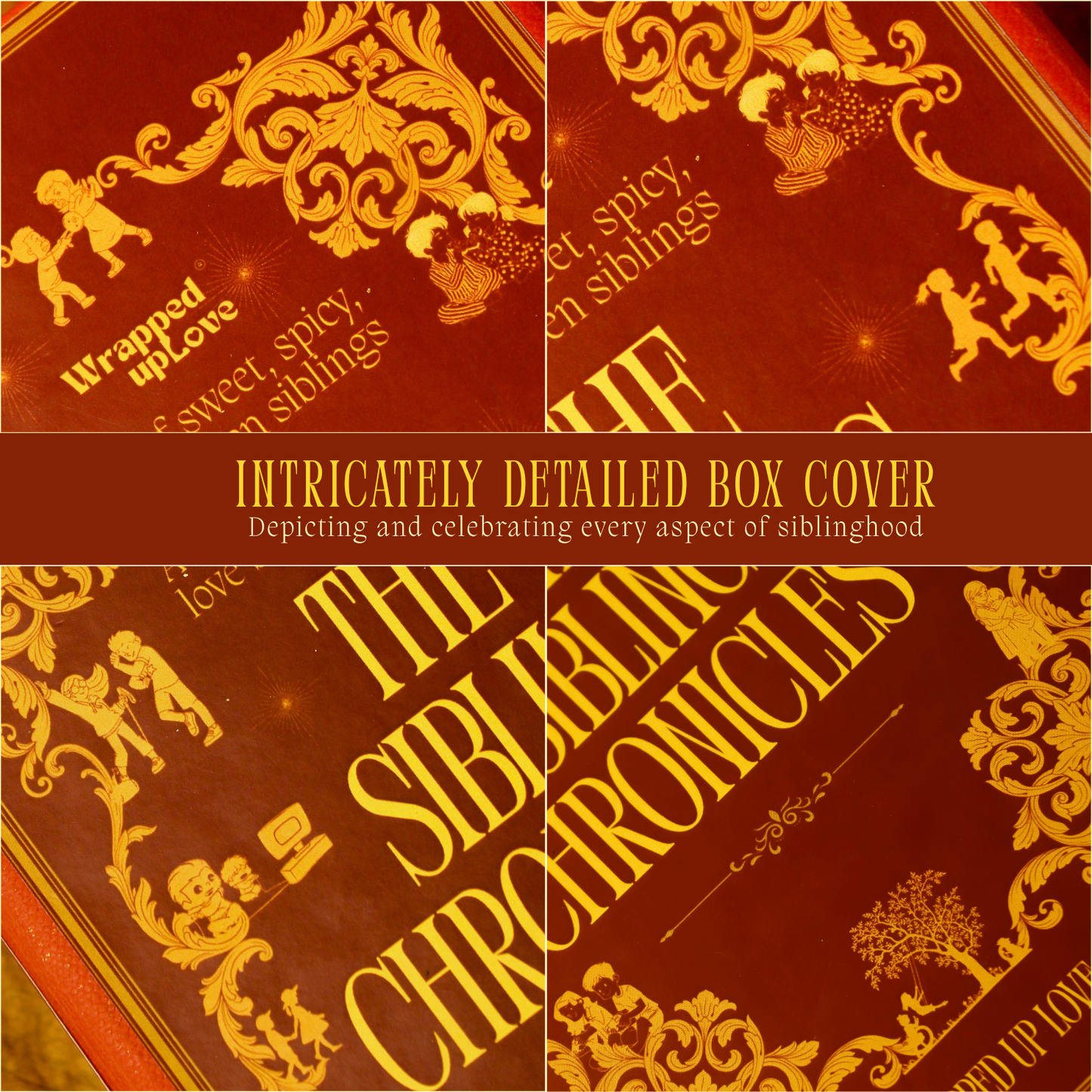 The Sibling Chronicles(storybook rakhi gift)