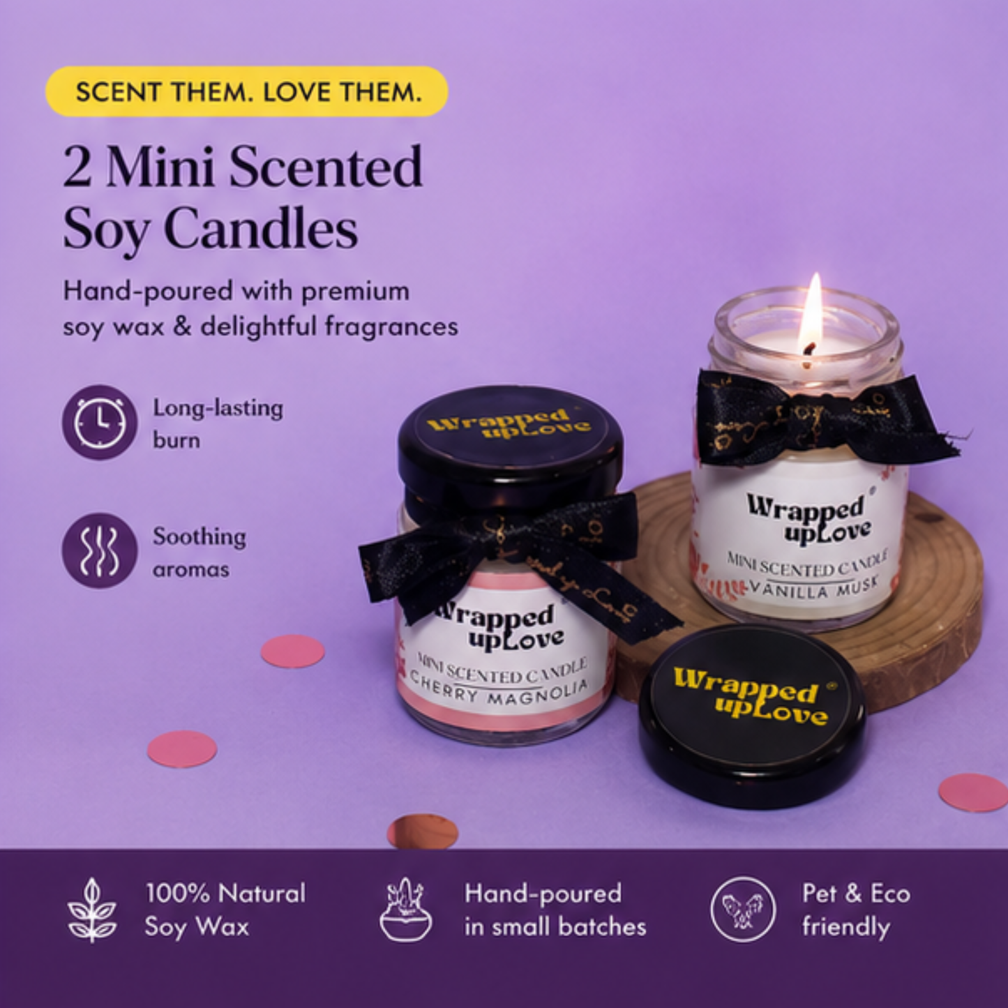 2 candles Birthday hamper