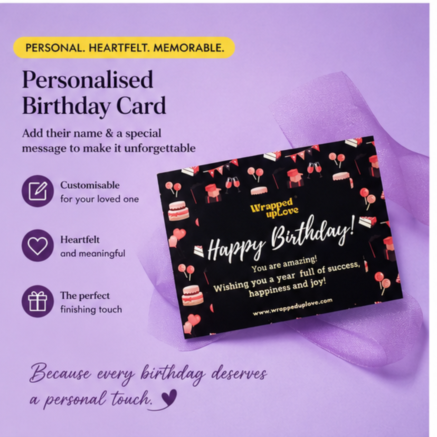2 candles Birthday hamper