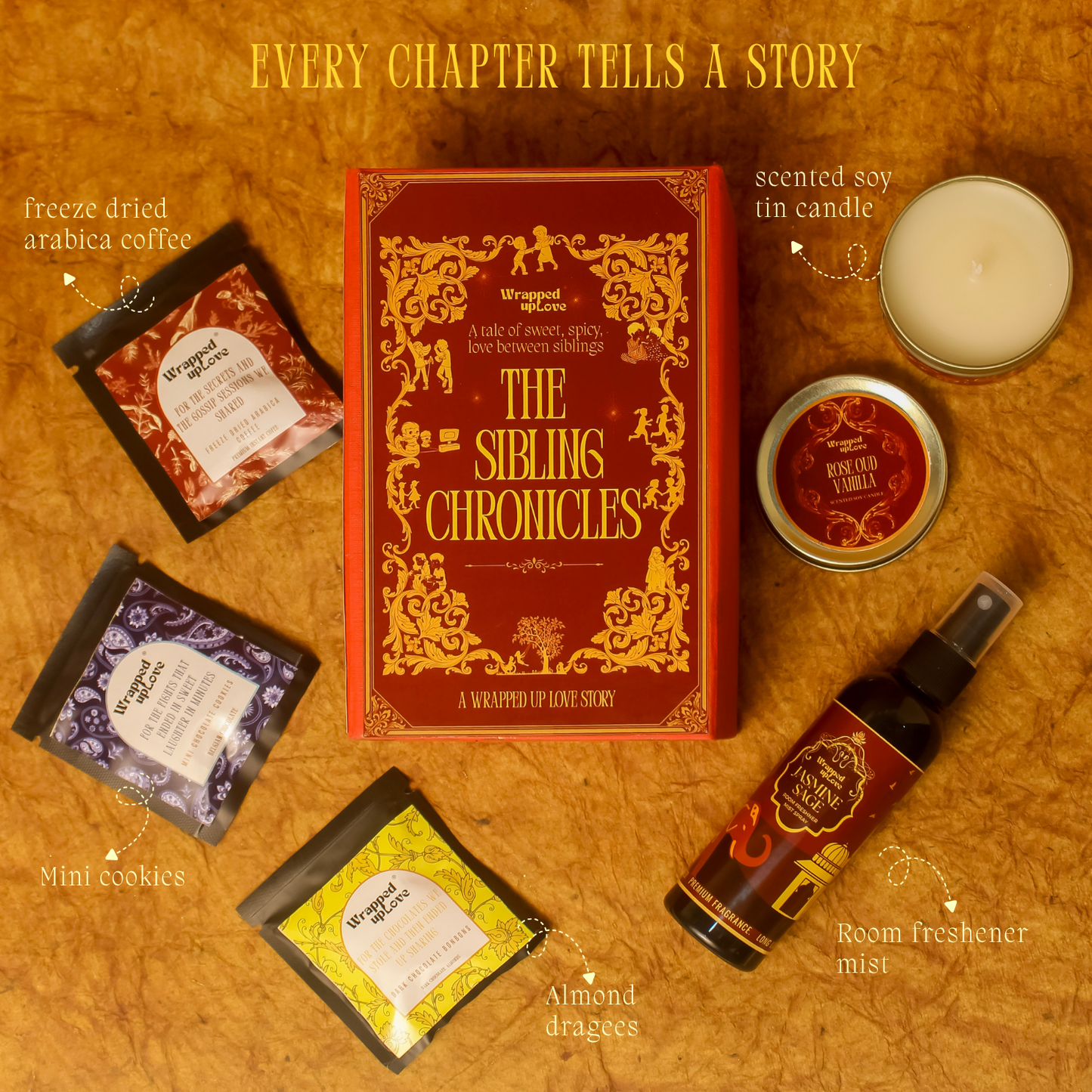 The Sibling Chronicles(storybook rakhi gift)