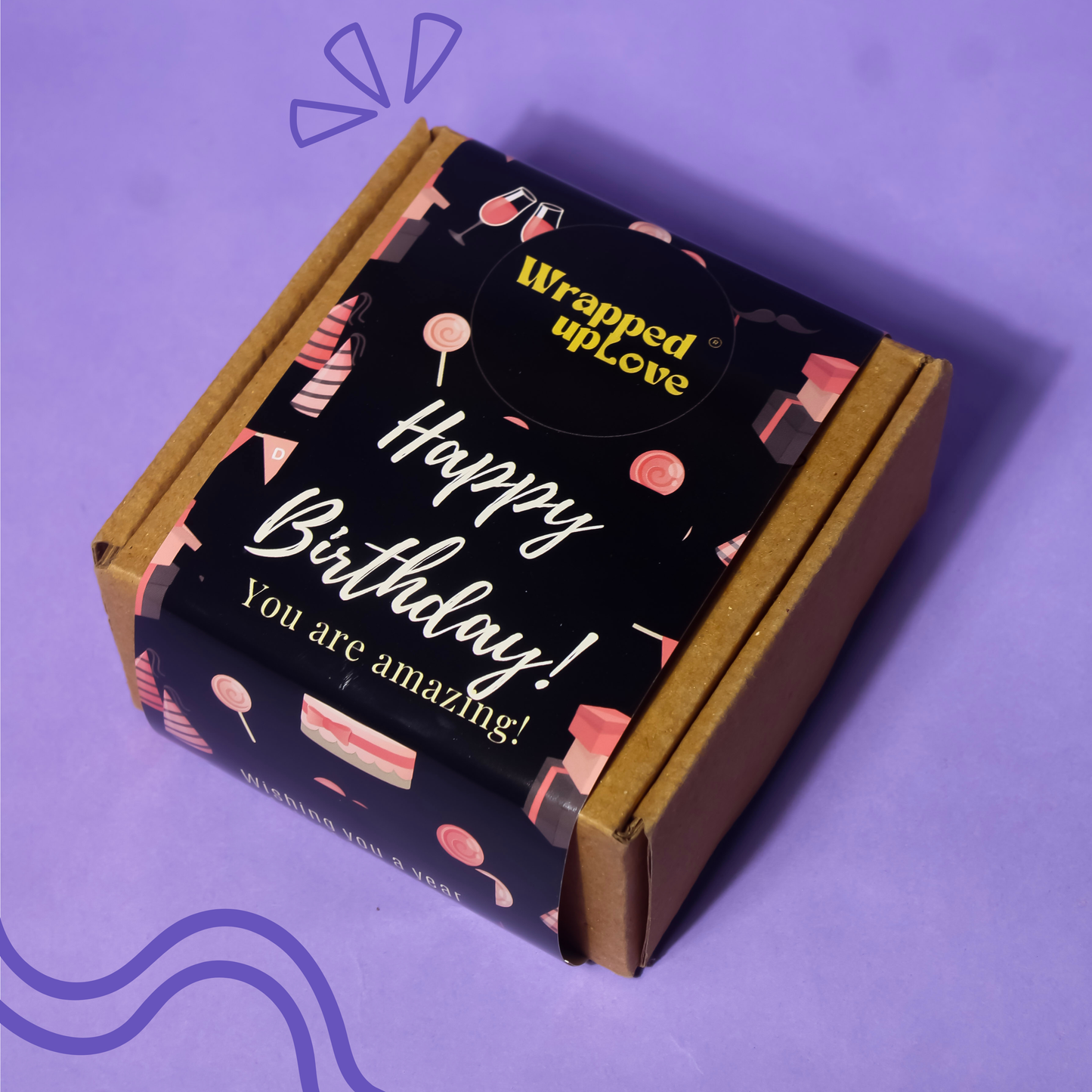 2 candles Birthday hamper