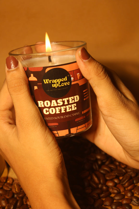 Roasted coffee scented candle (170g)
