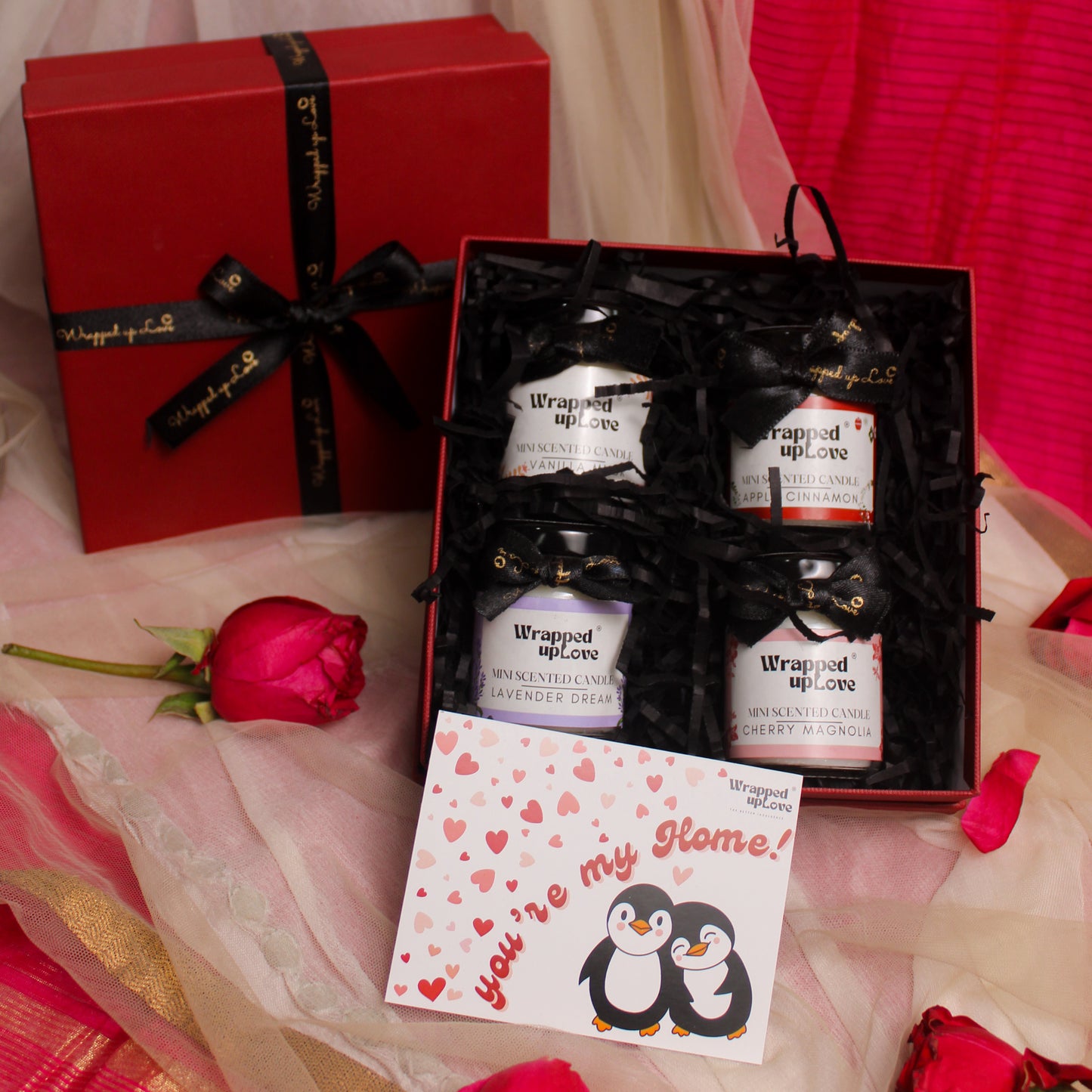 Love Edit - 4 Scented Candles Gift Hamper