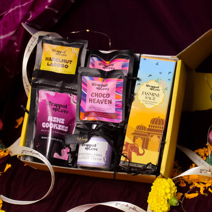 Festive Indulgence Hamper | Fragrance & Gourmet Gift Box