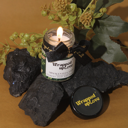 Mini Scented Candle - Forest oud and Balsam (65g)