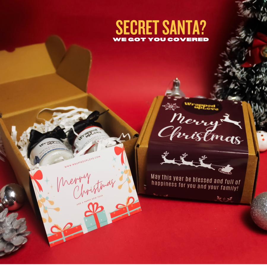 christmas gift (set of 2 candles) apple cinnamon and winter wonderland