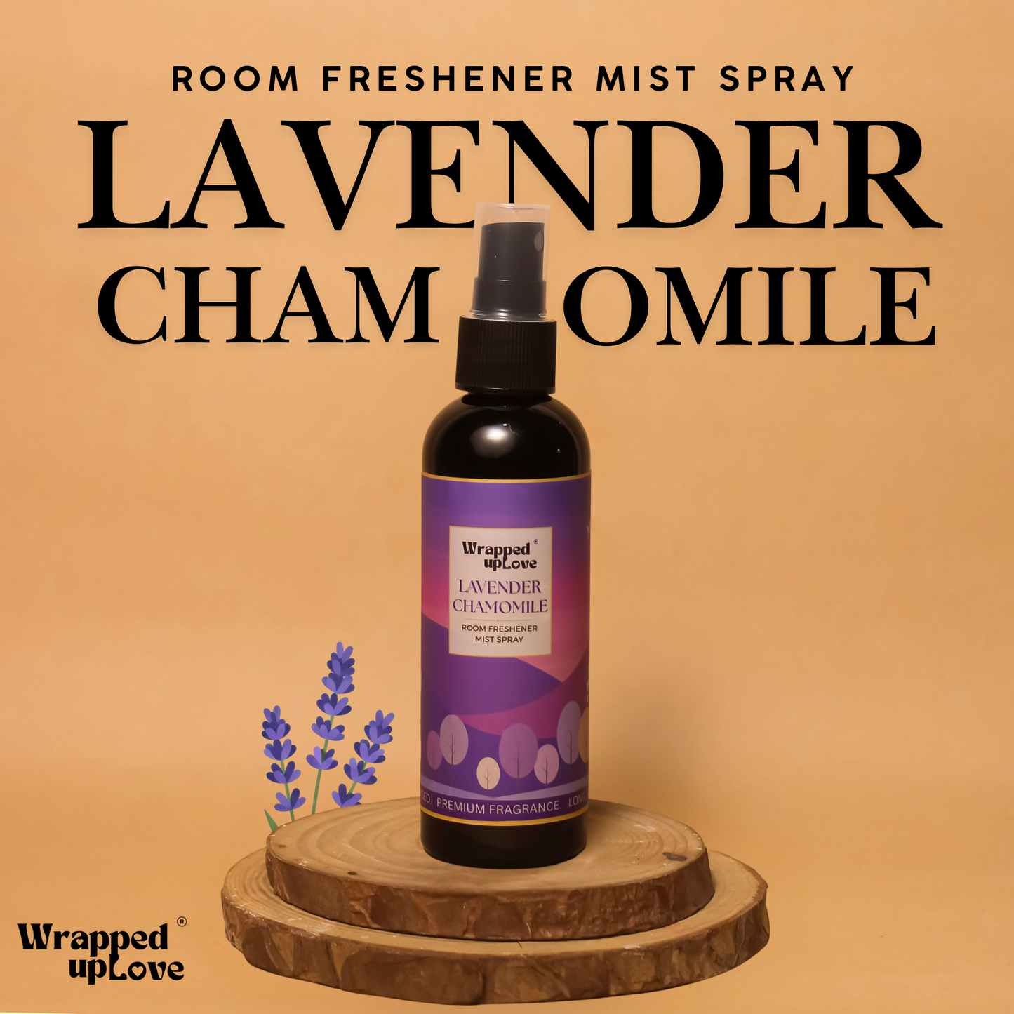 Room Freshener Spray Pack of 3 | Lavender Chamomile, Jasmine Sage, Vanilla Noir