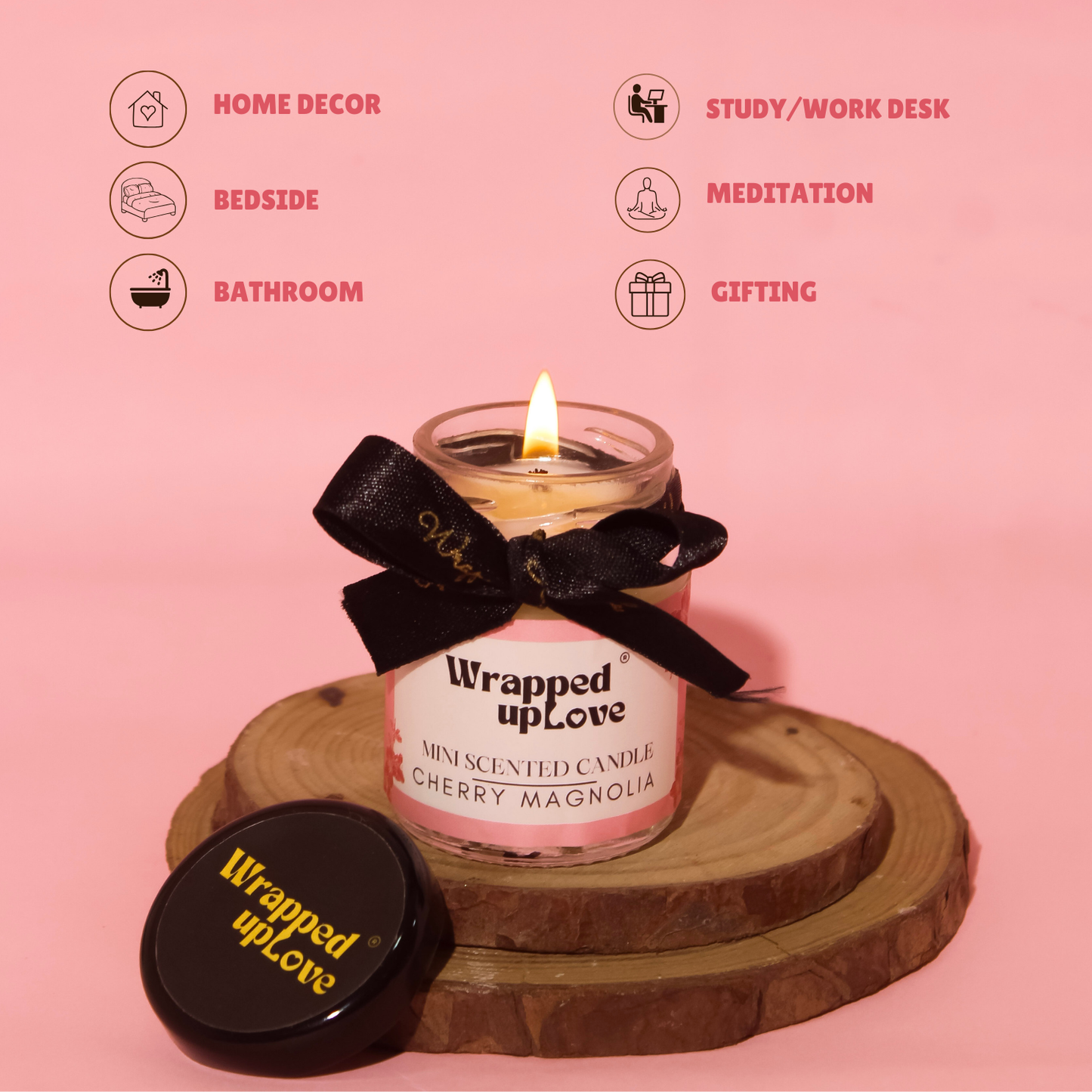Mini Scented Candle - Cherry Magnolia (65g)