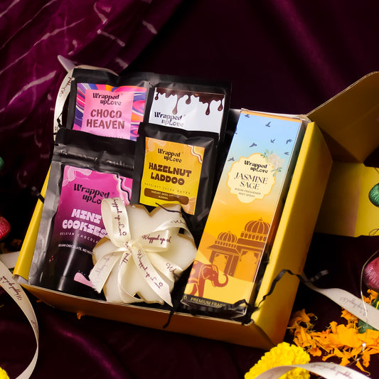 Golden indulgence hamper