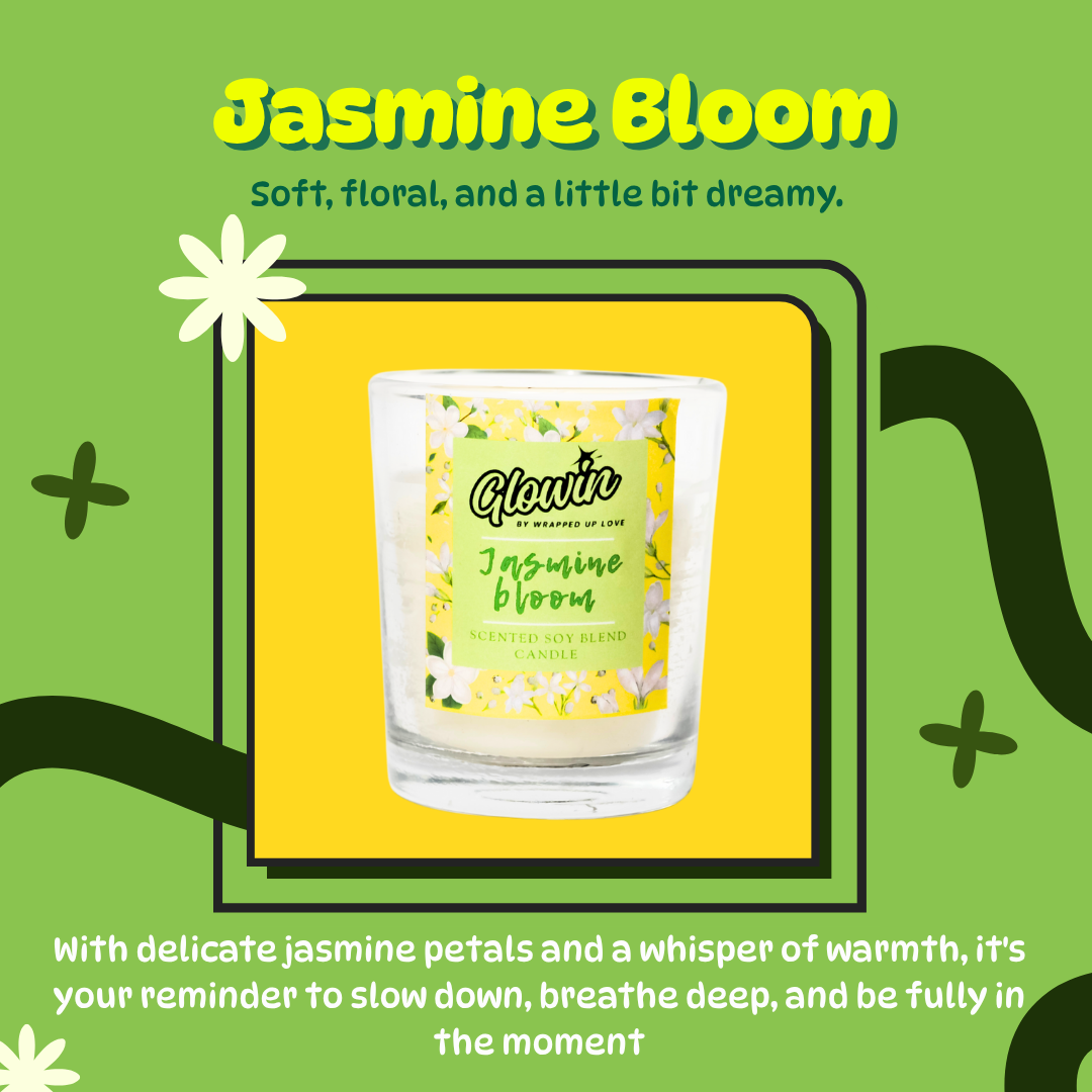 Glowin scented soy candles( pack of 3)