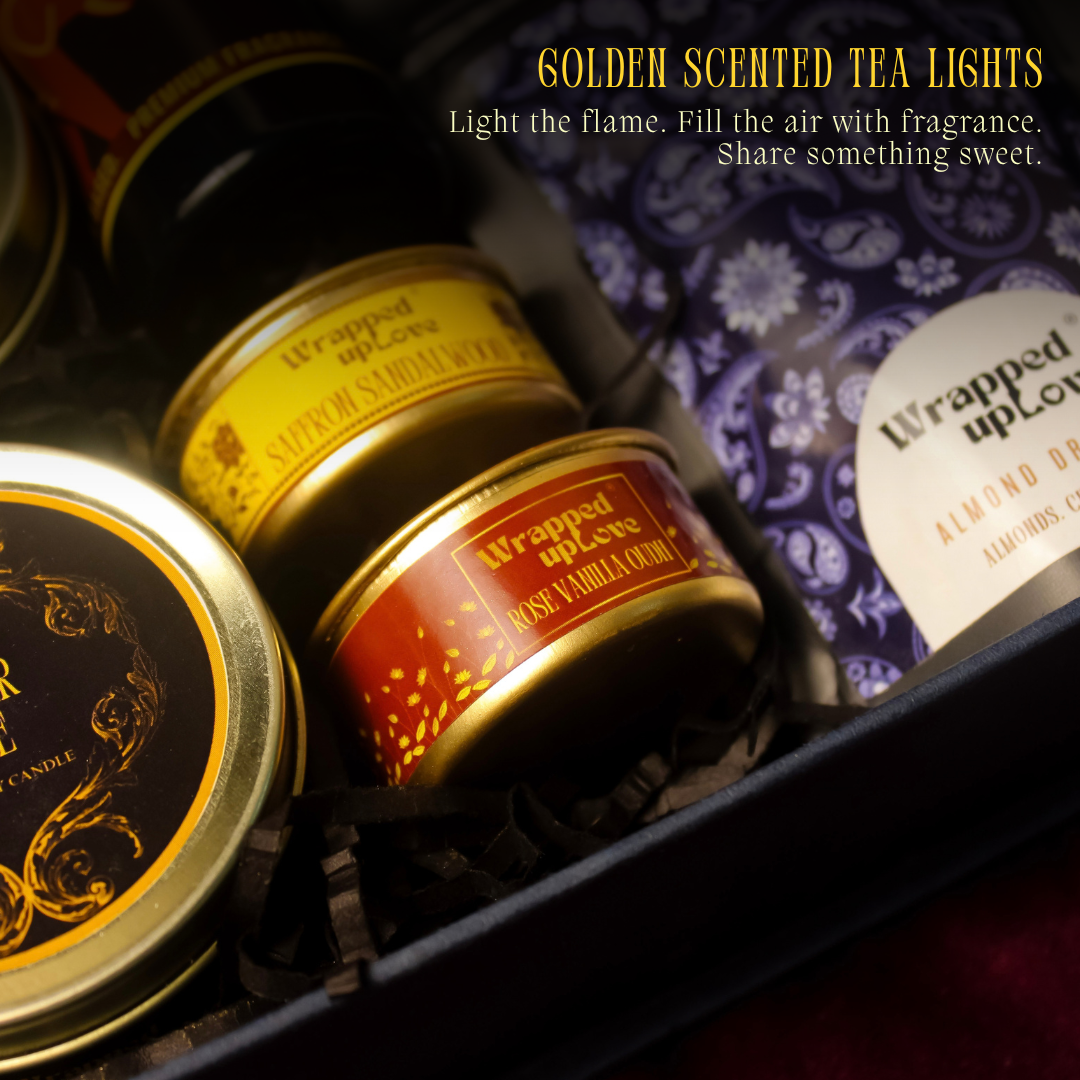 Vintage storybook style Diwali gift box(The Night of Divine Lights)