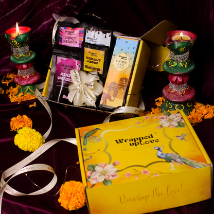Golden indulgence hamper