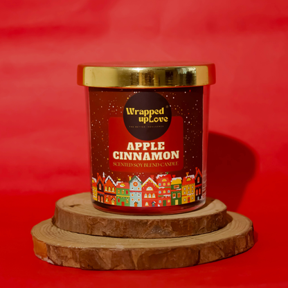 Apple Cinnamon scented candle (170g)