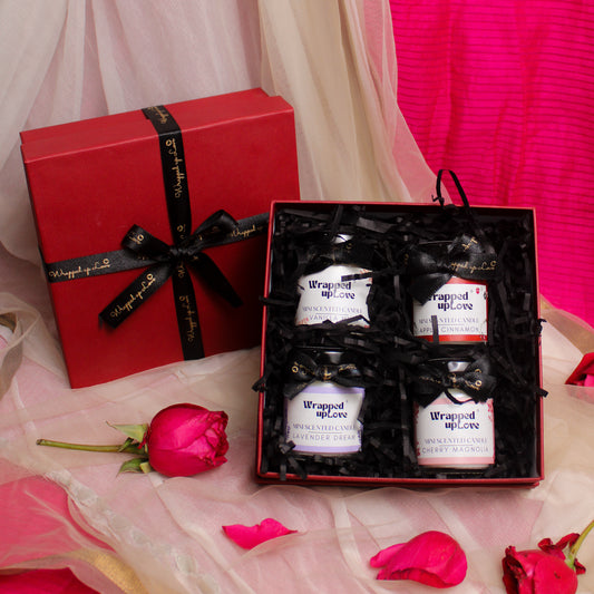Love Edit - 4 Scented Candles Gift Hamper
