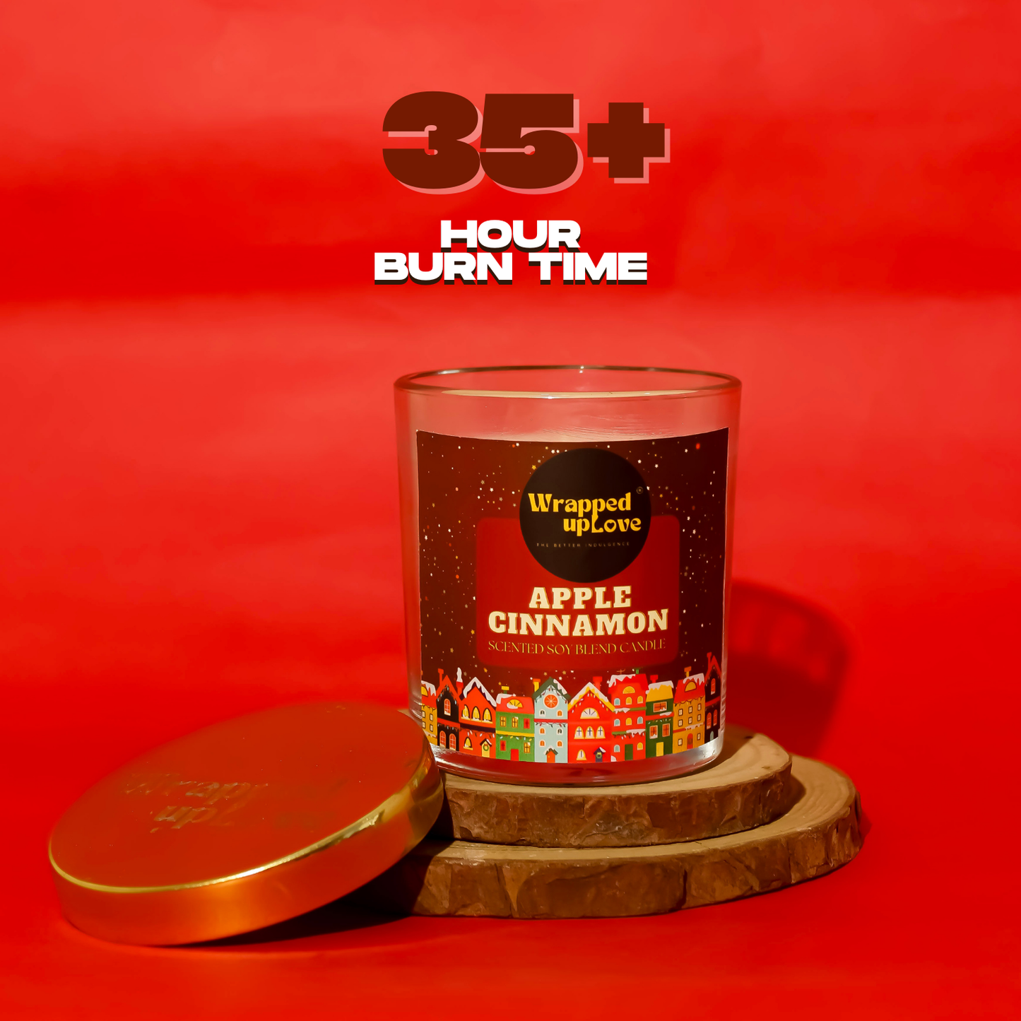 Apple Cinnamon scented candle(170g)