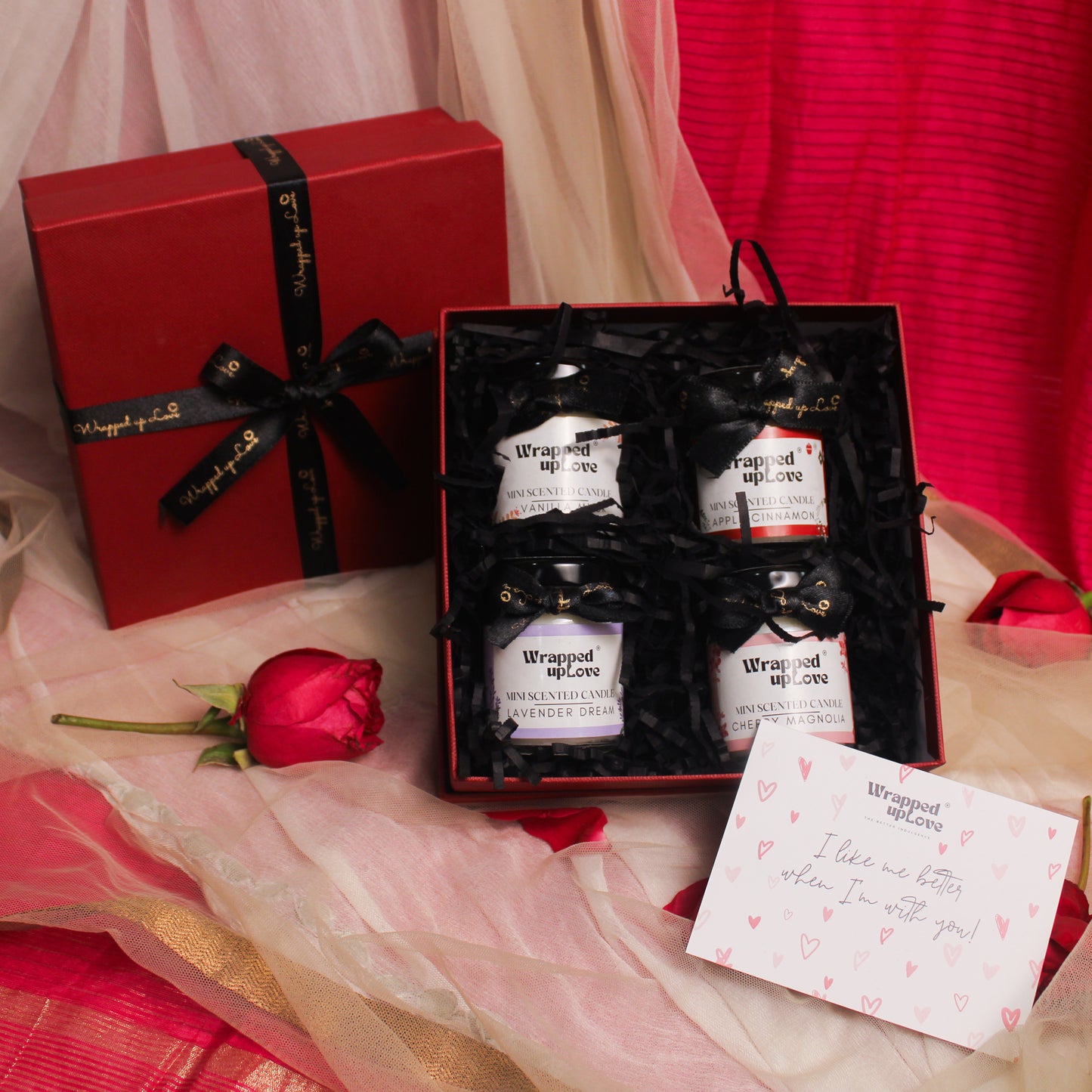 Love Edit - 4 Scented Candles Gift Hamper