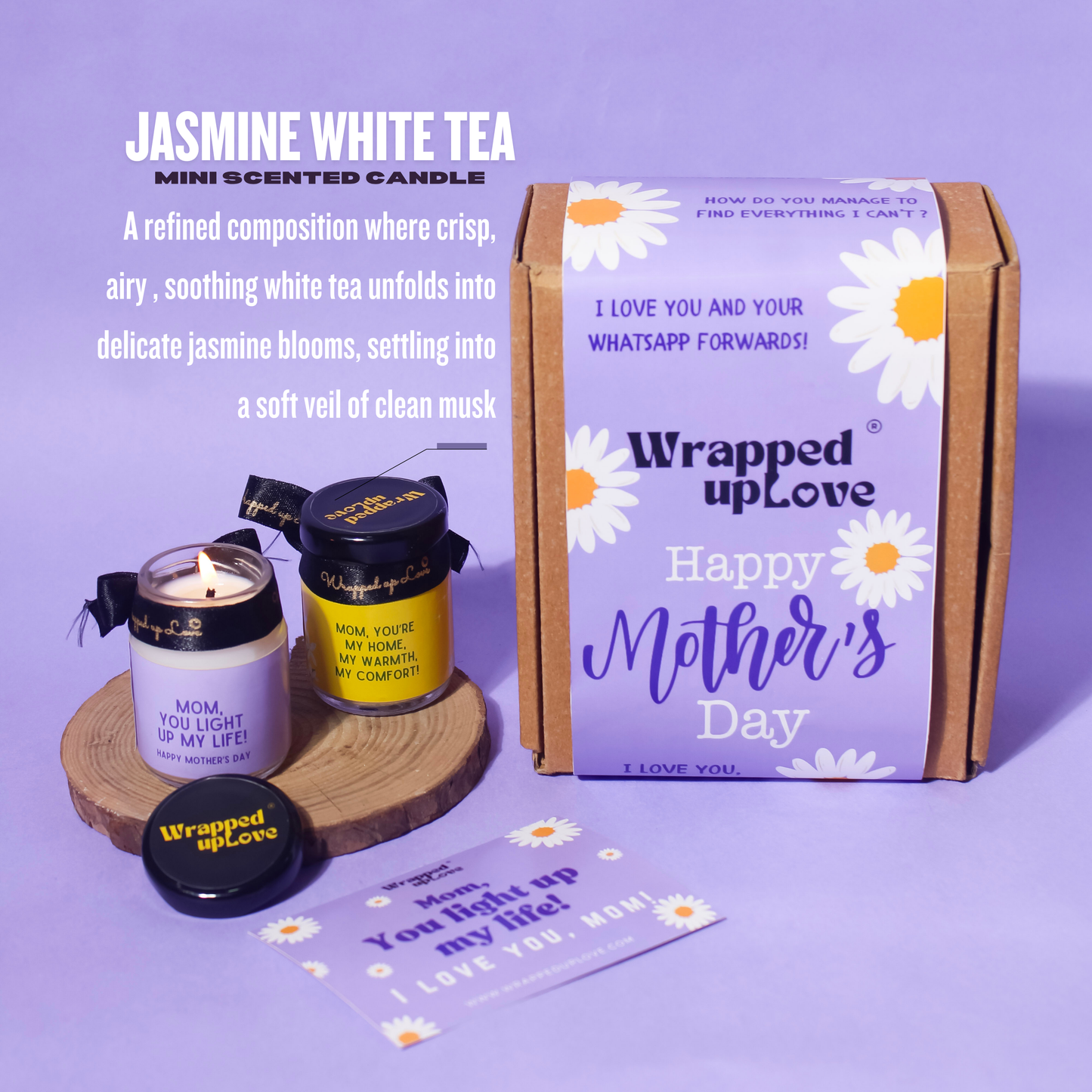 Mother's day candle gift set