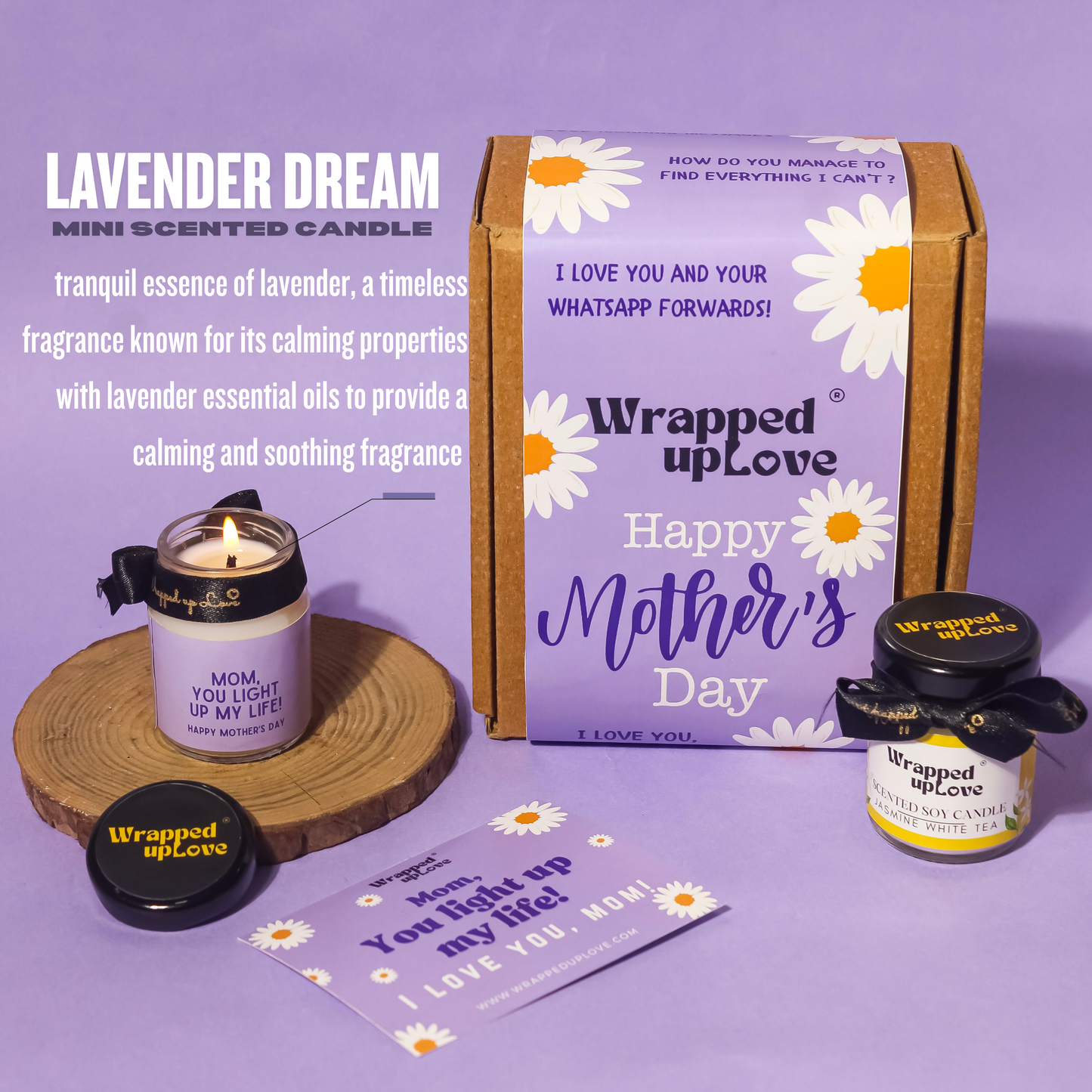 Mother's day candle gift set