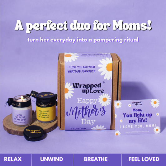 Mother's day candle gift set