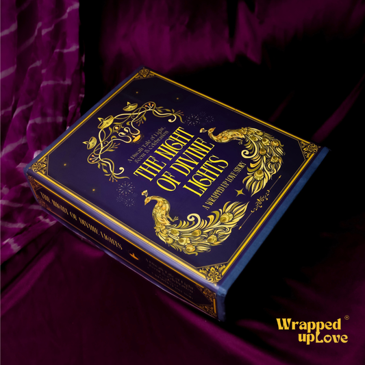 Vintage storybook style Diwali gift box(The Night of Divine Lights)