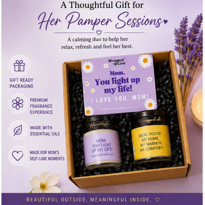 Mother's day candle gift set