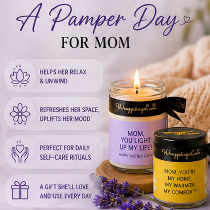 Mother's day candle gift set