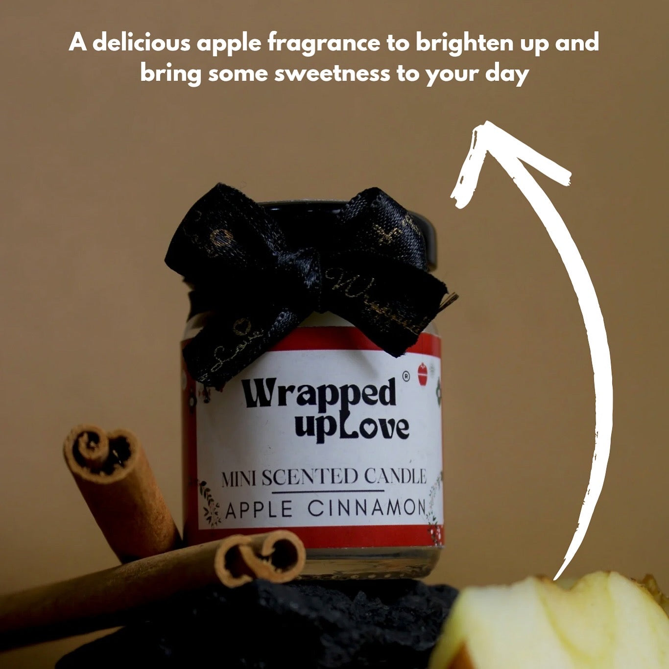 Mini Scented Candle Apple Cinnamon (65g)