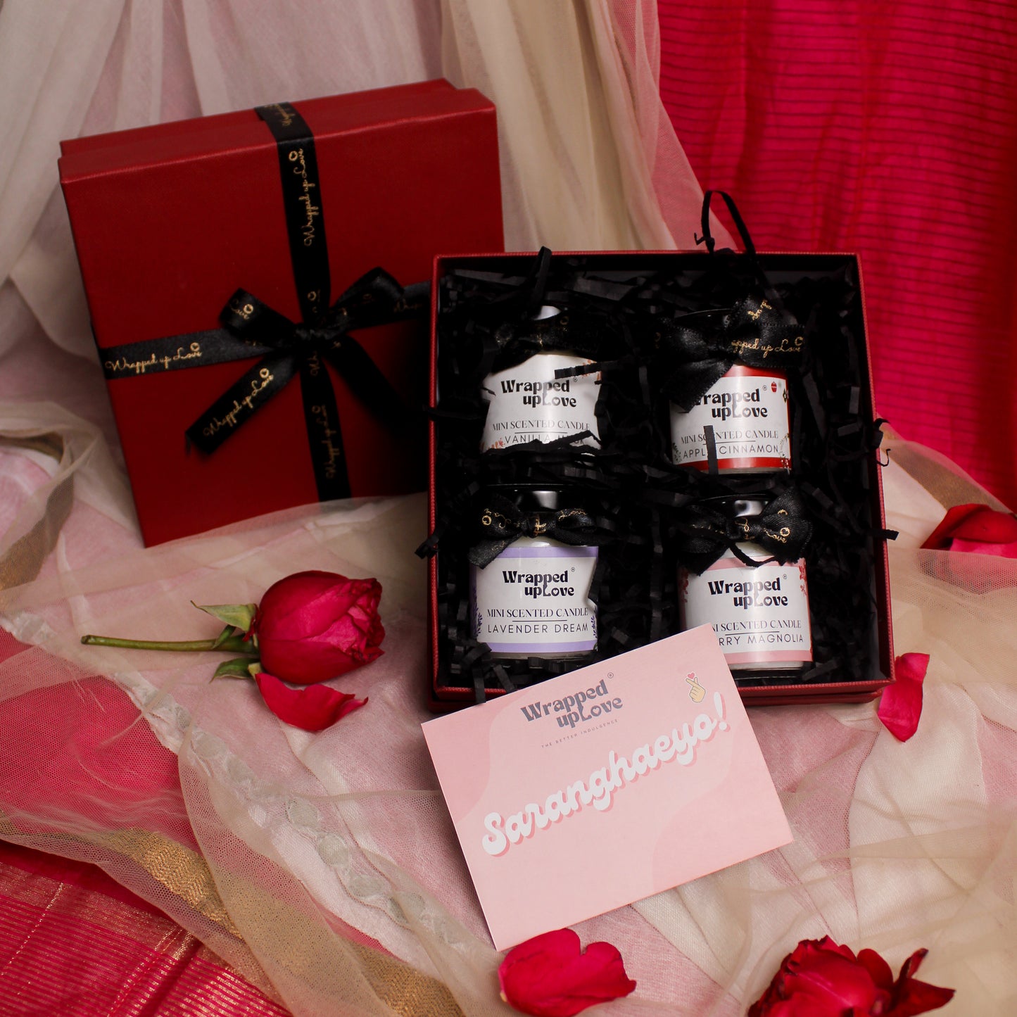Love Edit - 4 Scented Candles Gift Hamper