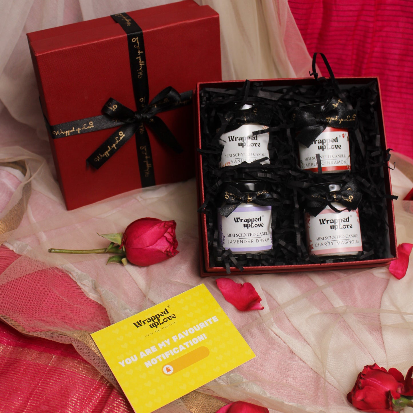 Love Edit - 4 Scented Candles Gift Hamper