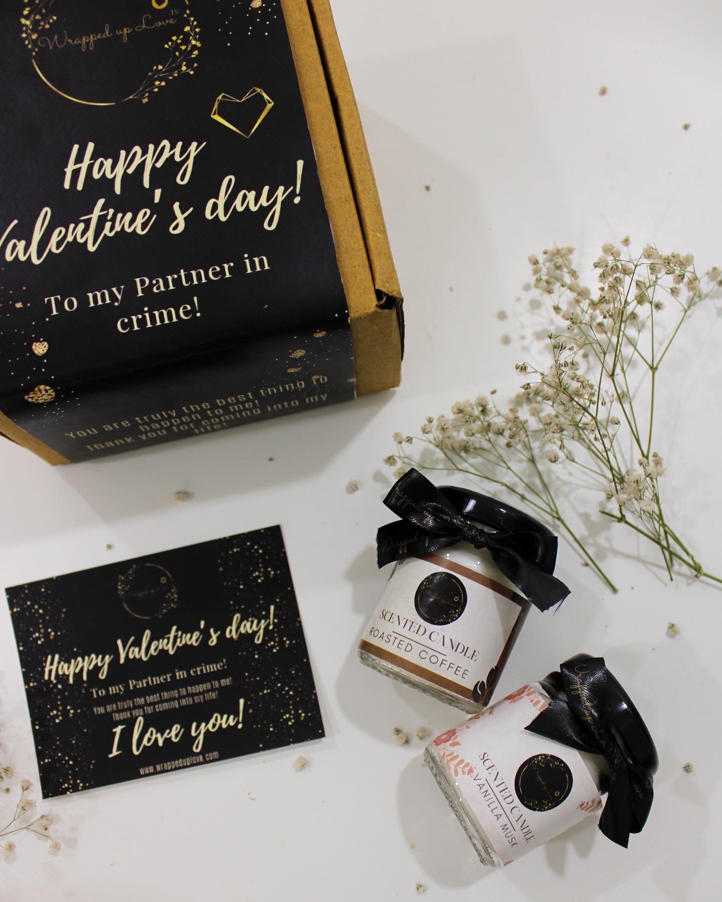 Valentine’s day (2 scented candle box)