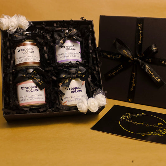 4 Mini Scented Candle Hamper
