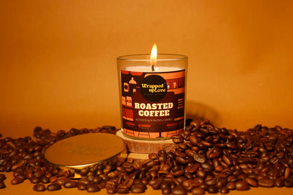 Roasted coffee scented candle (170g)