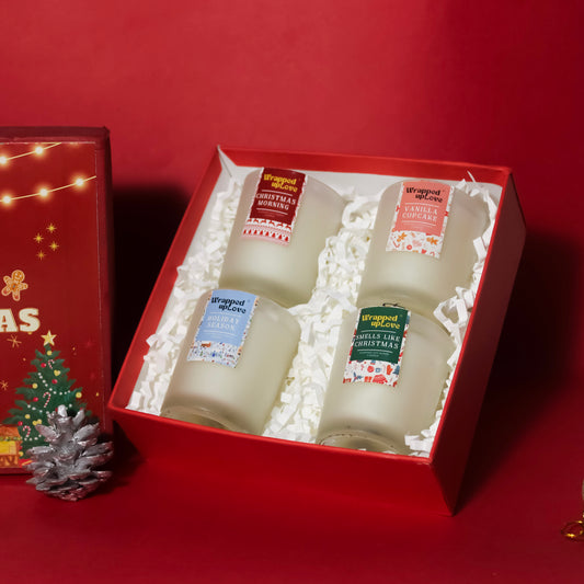 4 candle Christmas hamper