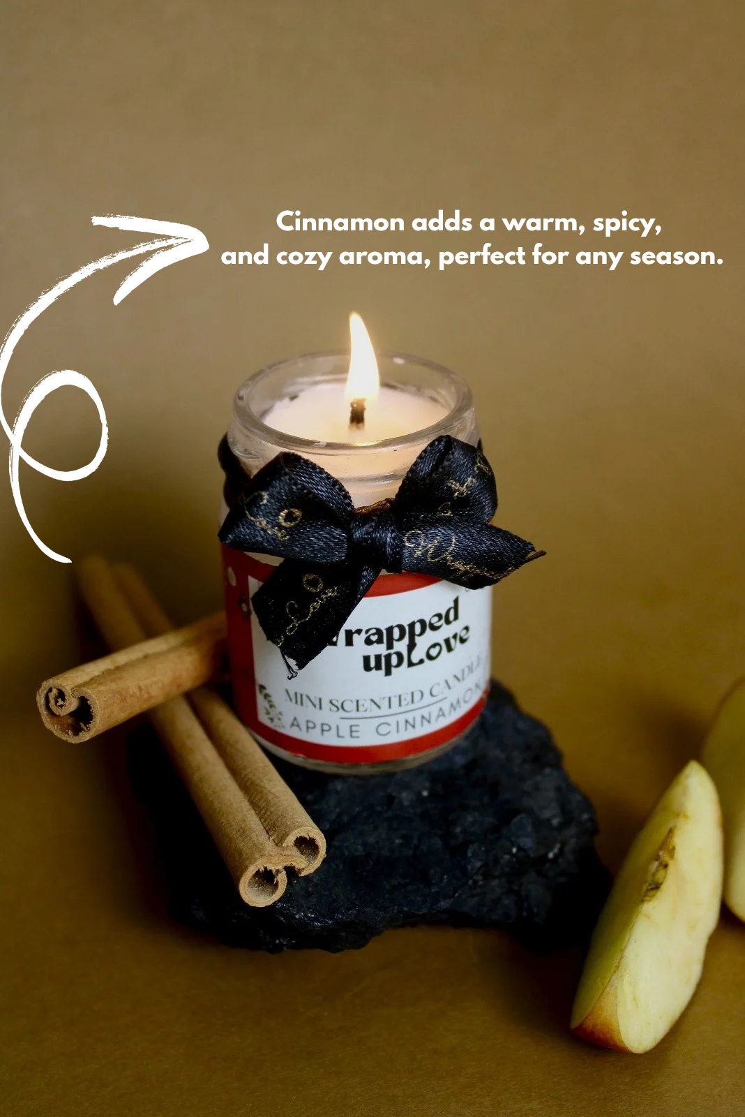 Mini Scented Candle Apple Cinnamon (65g)